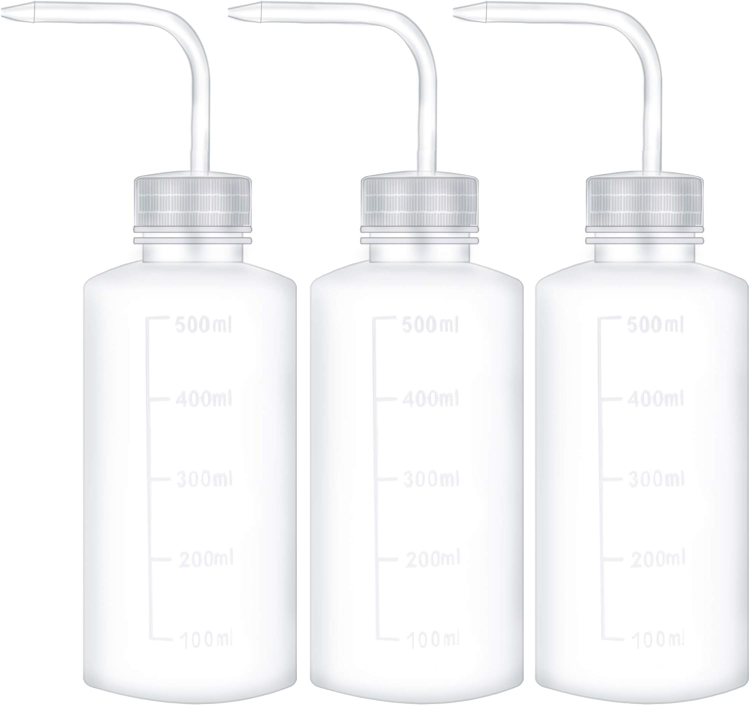 Plastikowe butelki do podlewania z dozownikiem - Bezpieczne butelki do płukania z wąską szyjką - Ściśliwe do tatuażu, ogrodu, roślin