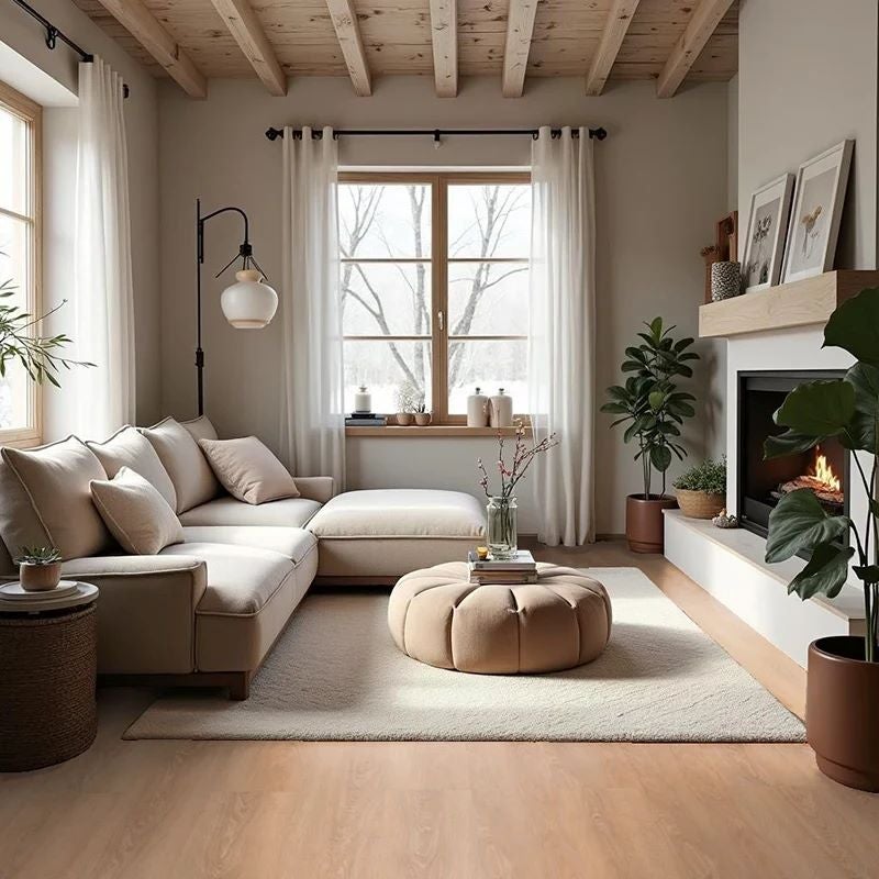 Arquiservi - Piso Laminado AC5 8mm (59,93 m²) Piso resistente à água, sem bisel, fácil montagem. Carvalho Fuego - 7