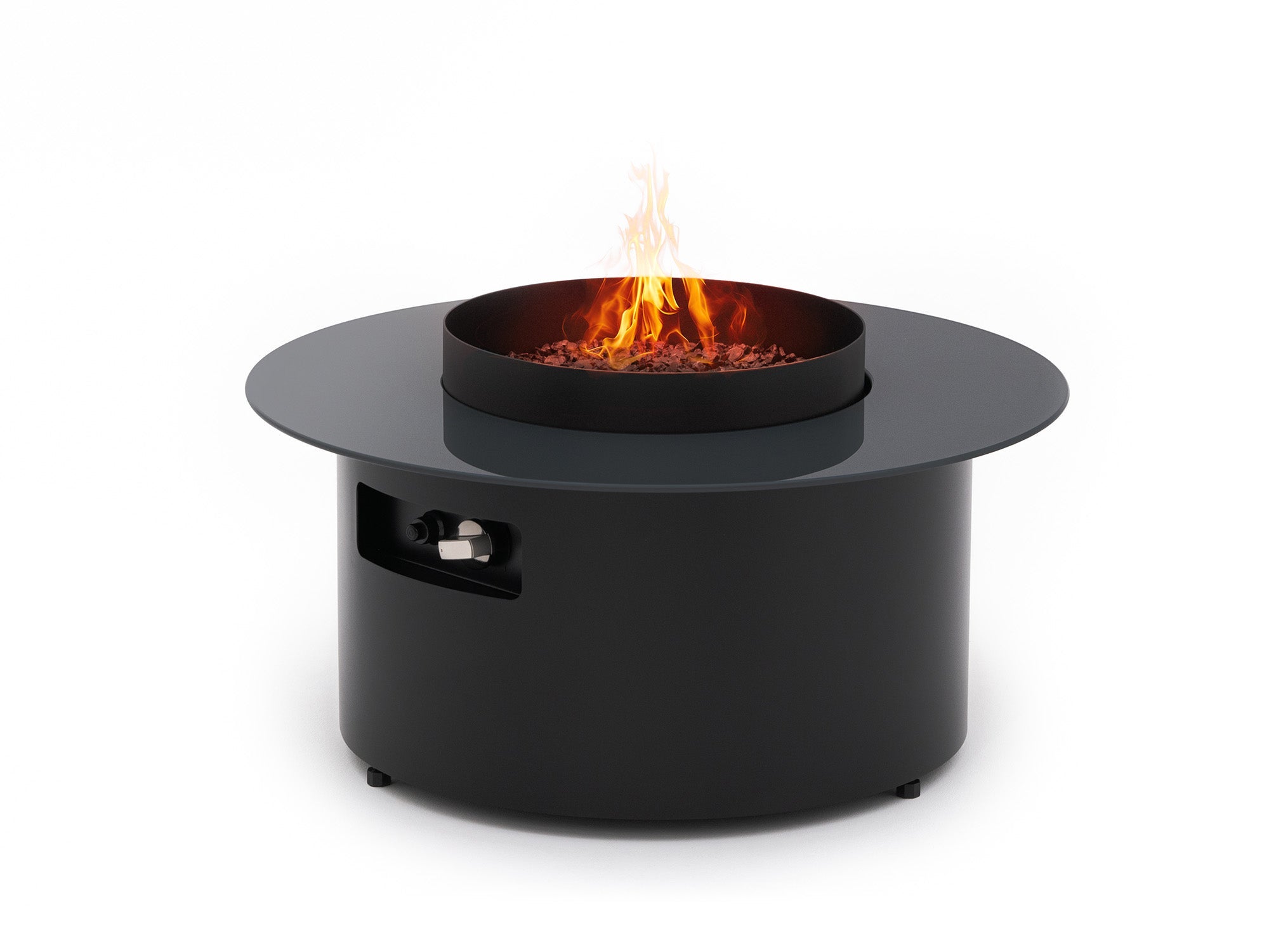 Mf - mesa de fuego exterior de gas punto hasta 8 kw compacta con tapa superior