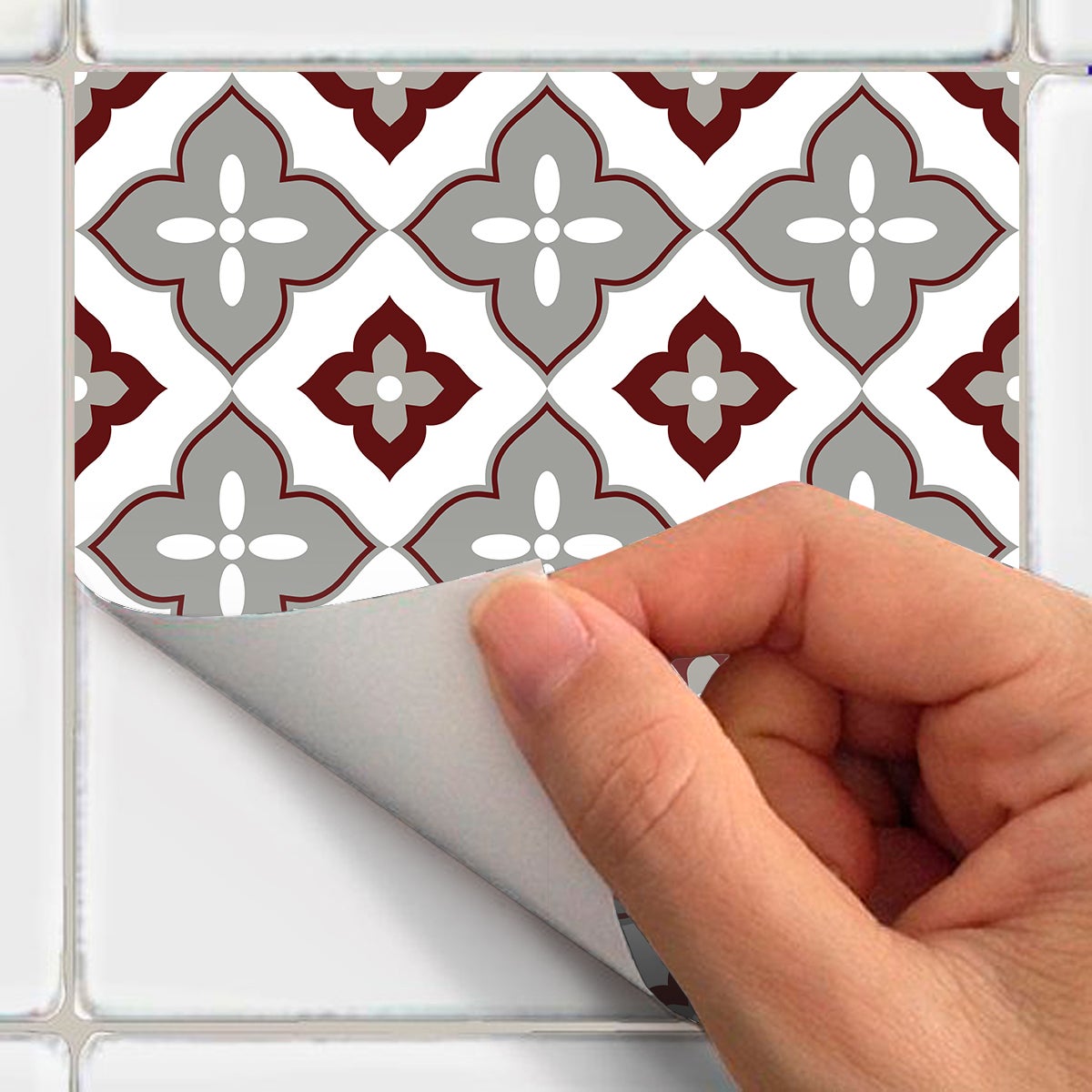 9 adesivi piastrelle azulejos loriatina - Sticker adesivo - adesivi murali - 9stickers15x15cm - 4