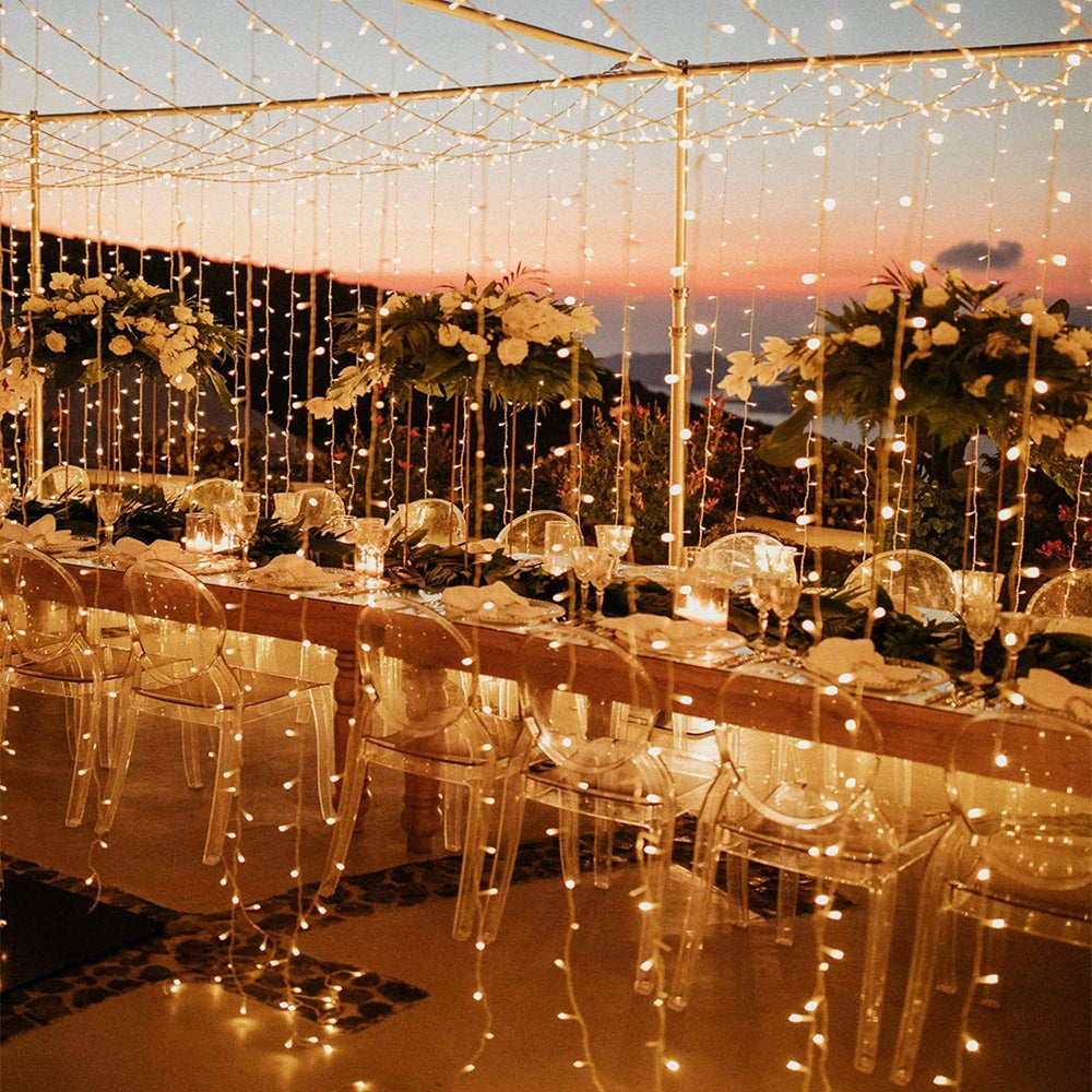 Guirlande Lumineuse de Noël, 20M 200 LED Lumières de Noël Intérieur et Extérieure Électrique 8 Modes Guirlande Décorative pour Fête Blanc Chaud - 5