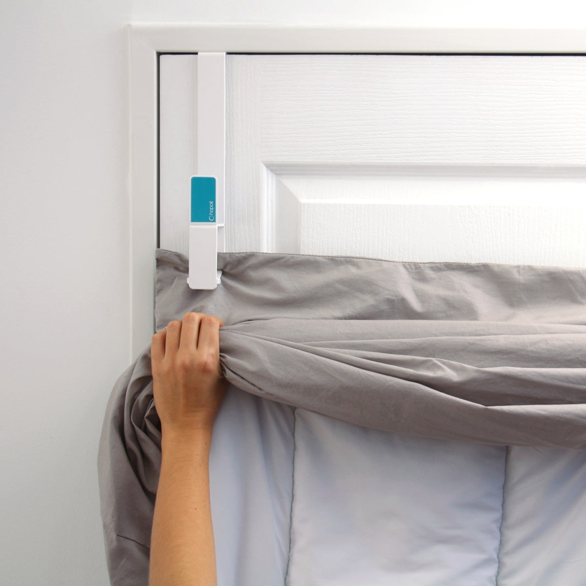Enfile-couette Hopoli - Porte à recouvrement Bleu - 7