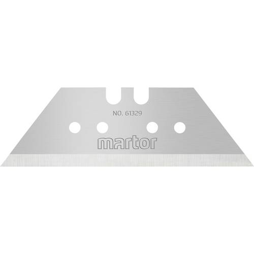 Lames De Rechange Trapézoïdales Martor 5233 - 10 Pièces - Affûtage Standard, Utilisables Sur 2 Faces - Pour Cutters Secunorm - 6