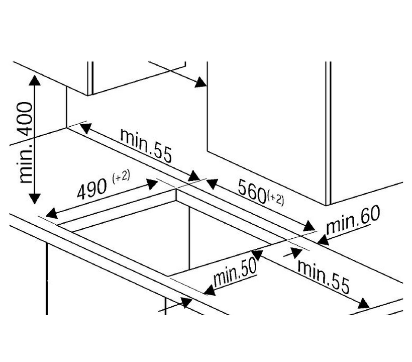 Beko HII64206F2MT Table de cuisson à induction 2 zones 9 niveaux Limiteur de puissance 60 cm Noir - 7