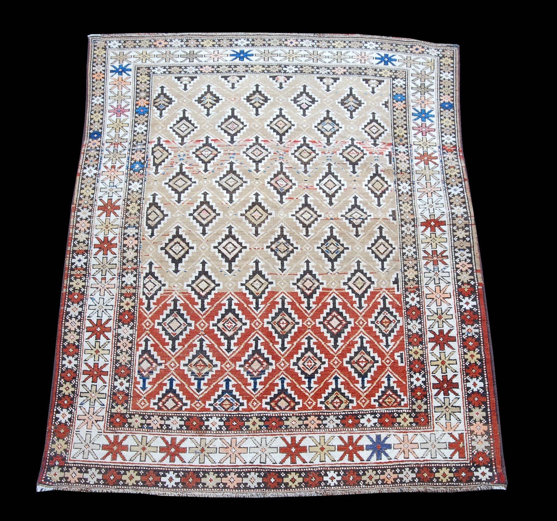 Tapis Couloir Oriental Tissé Main 244 X 77 Cm - Beige, Laine Et Coton, Style Moderne