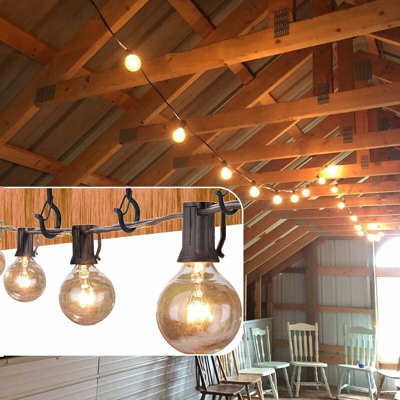 Ganchos de techo con tornillos: hebilla de seguridad resistente con tornillos para colgar cestas de plantas, comederos para pájaros, campanillas de v - 3