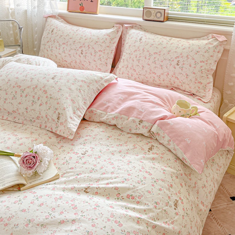 Housse de couette 100% coton sergé - 180x200 cm, pour lit simple ou double 1.8m - 3