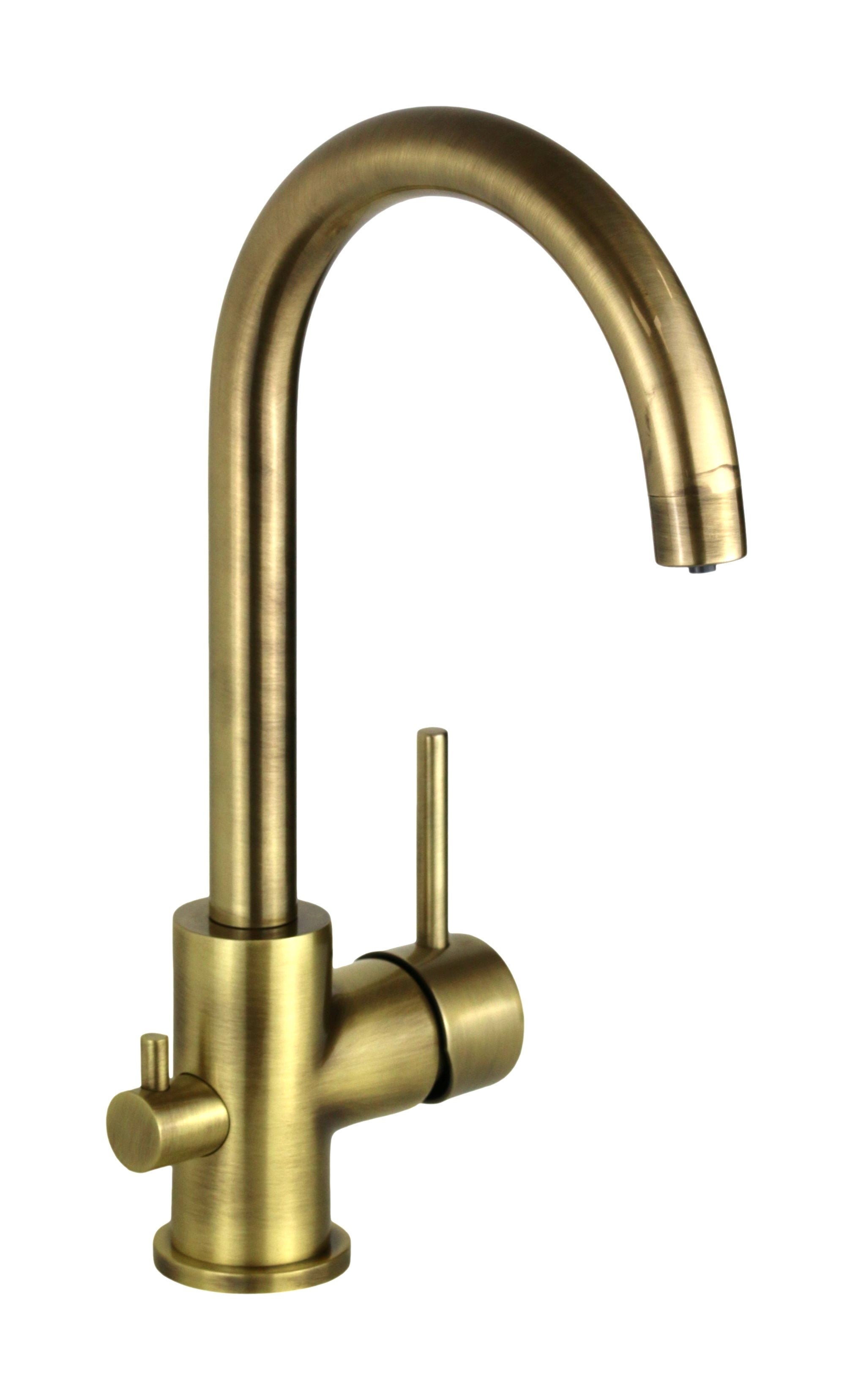 Mitigeur d'évier de cuisine à eau filtrée 3 voies, couleur bronze Nice ...
