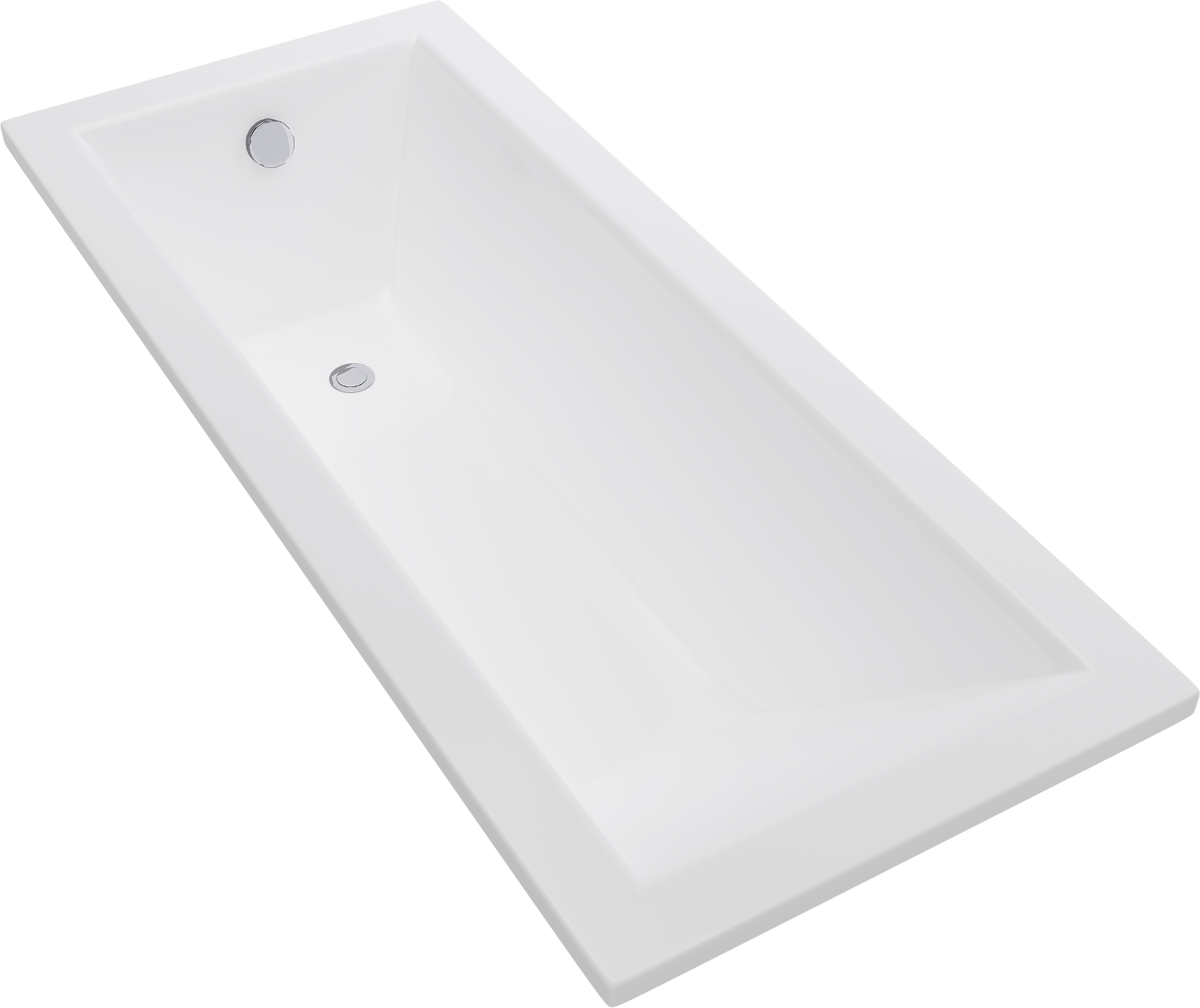 Baignoire rectangulaire Mexen Cubik 180 x 80 cm, blanche - 55031808000 - 4