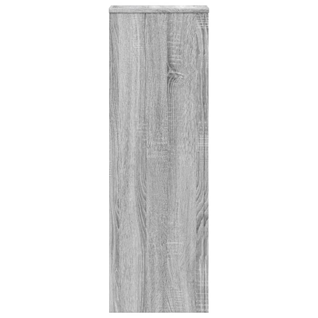 Supports pour plantes 2 pcs sonoma gris bois d'ingénierie - 6