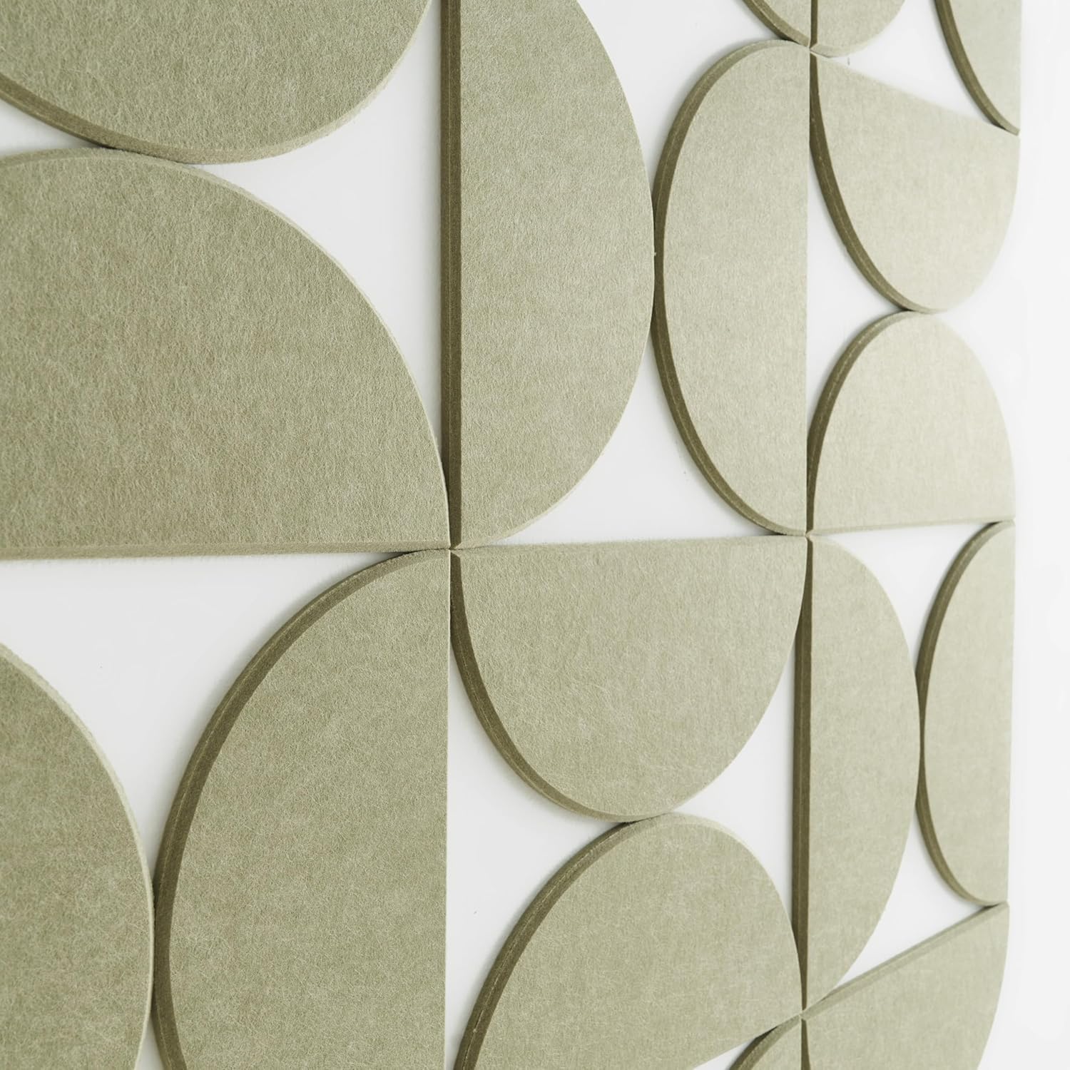 12 panneaux absorbants autocollants, insonorisation et réduction du bruit, carreaux en feutre style moderne minimaliste - grande art mural - 4