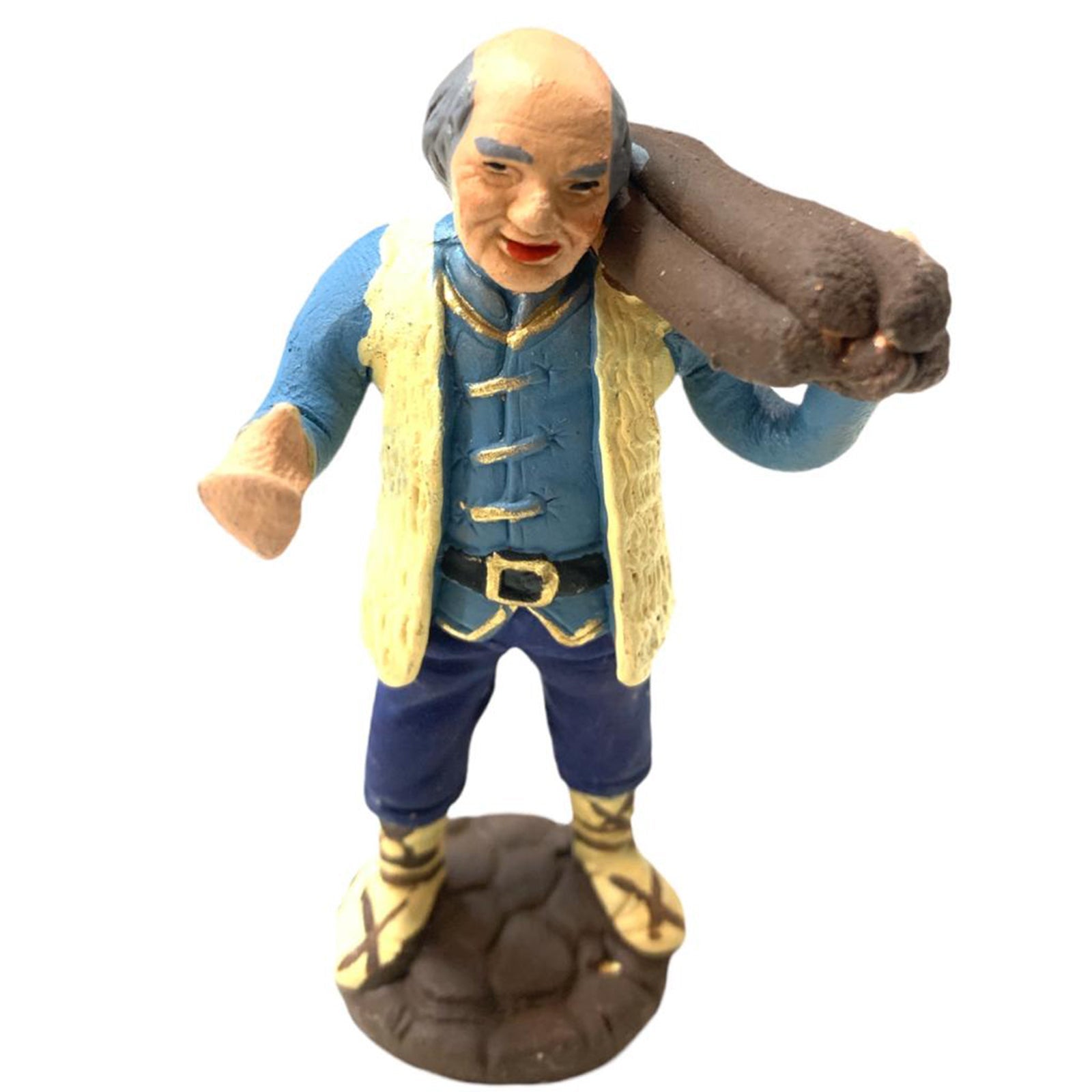 Encens Berger En Bois Peint à La Main – 14 Cm, Pour Cônes Taille M, Décoration Traditionnelle Noël Ou Toute L’année