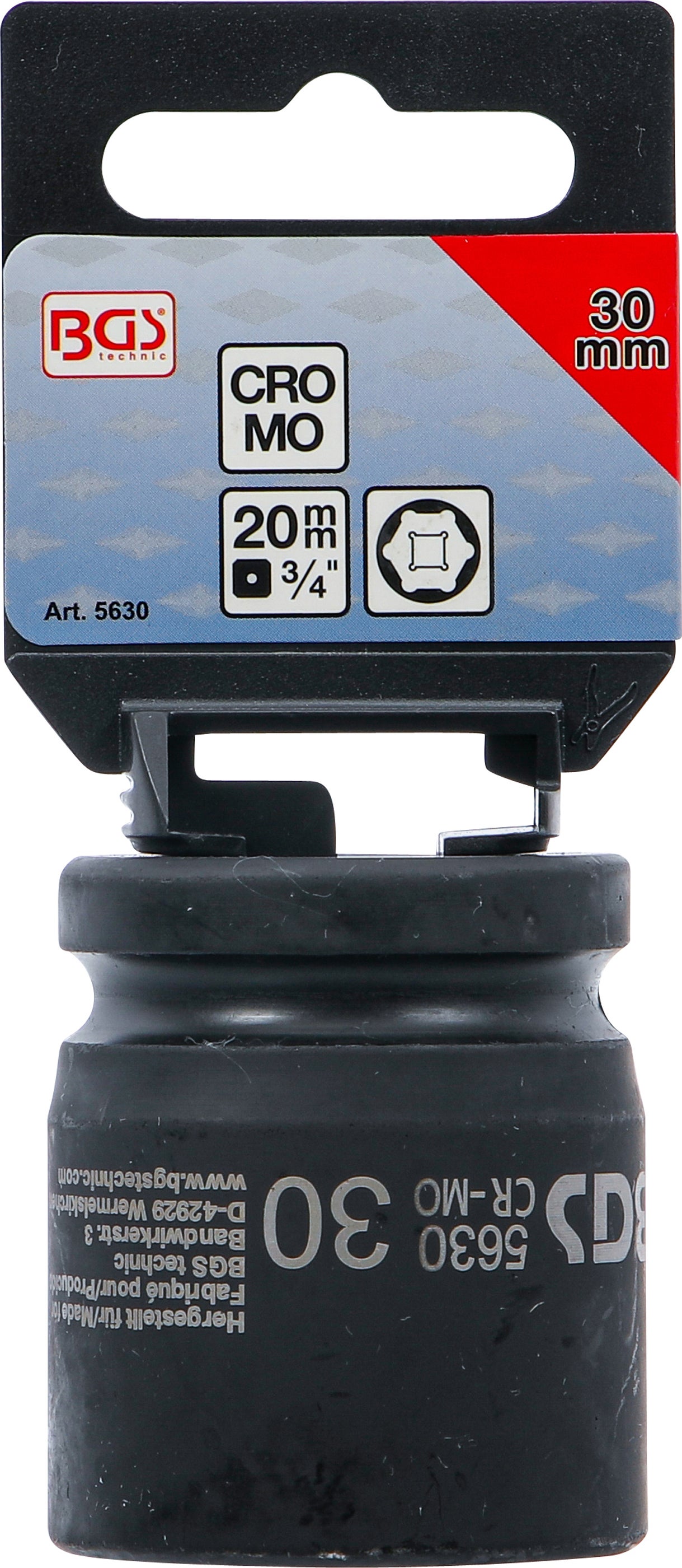 Douille à choc, six pans | 20 mm (3/4