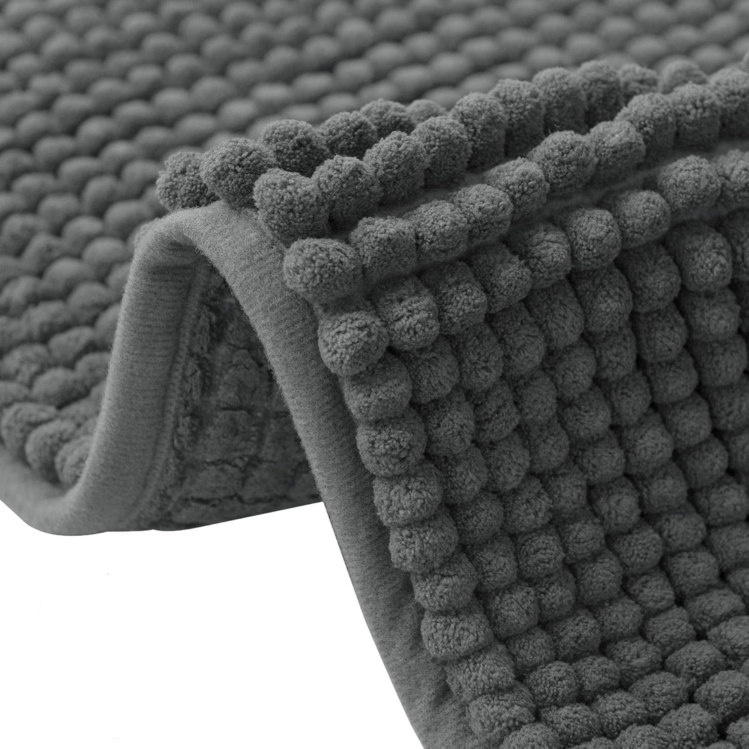 Mata łazienkowa, antypoślizgowa mata prysznicowa, mata podłogowa, pochłaniająca zapachy, do łazienek i pryszniców, 50 x 80 cm, szara