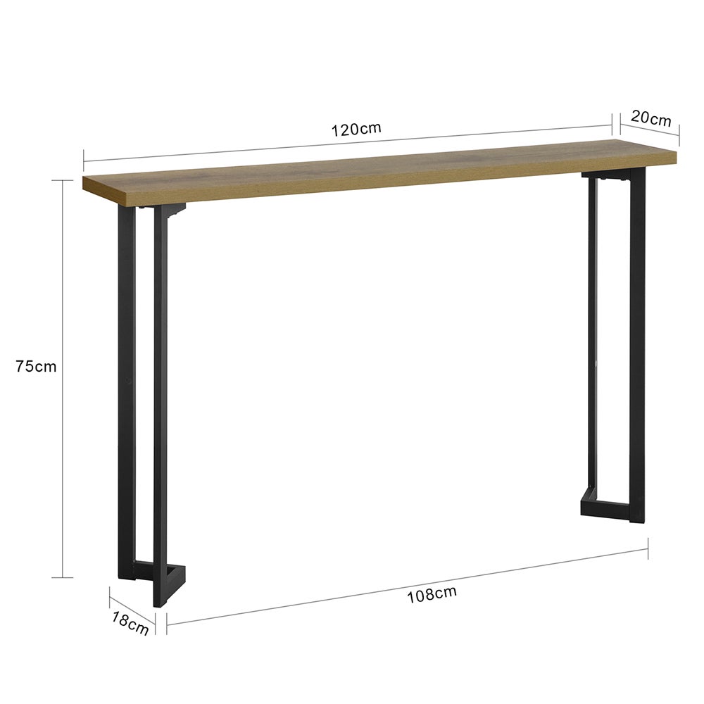 SoBuy FSB50-PF Table Console Table d'entrée Table d'appoint Cadre et Pieds en Fer - 3