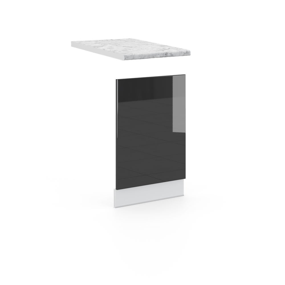 Vicco Panel przedni Fame-Line, Antracyt wysoki połysk, 45 cm , BP Marmur