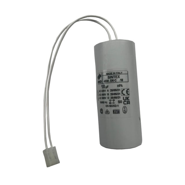 Condensatore Pp 18Mf 450V Cavo Unipolare 150Mm Ricambio Originale FAAC 63002795