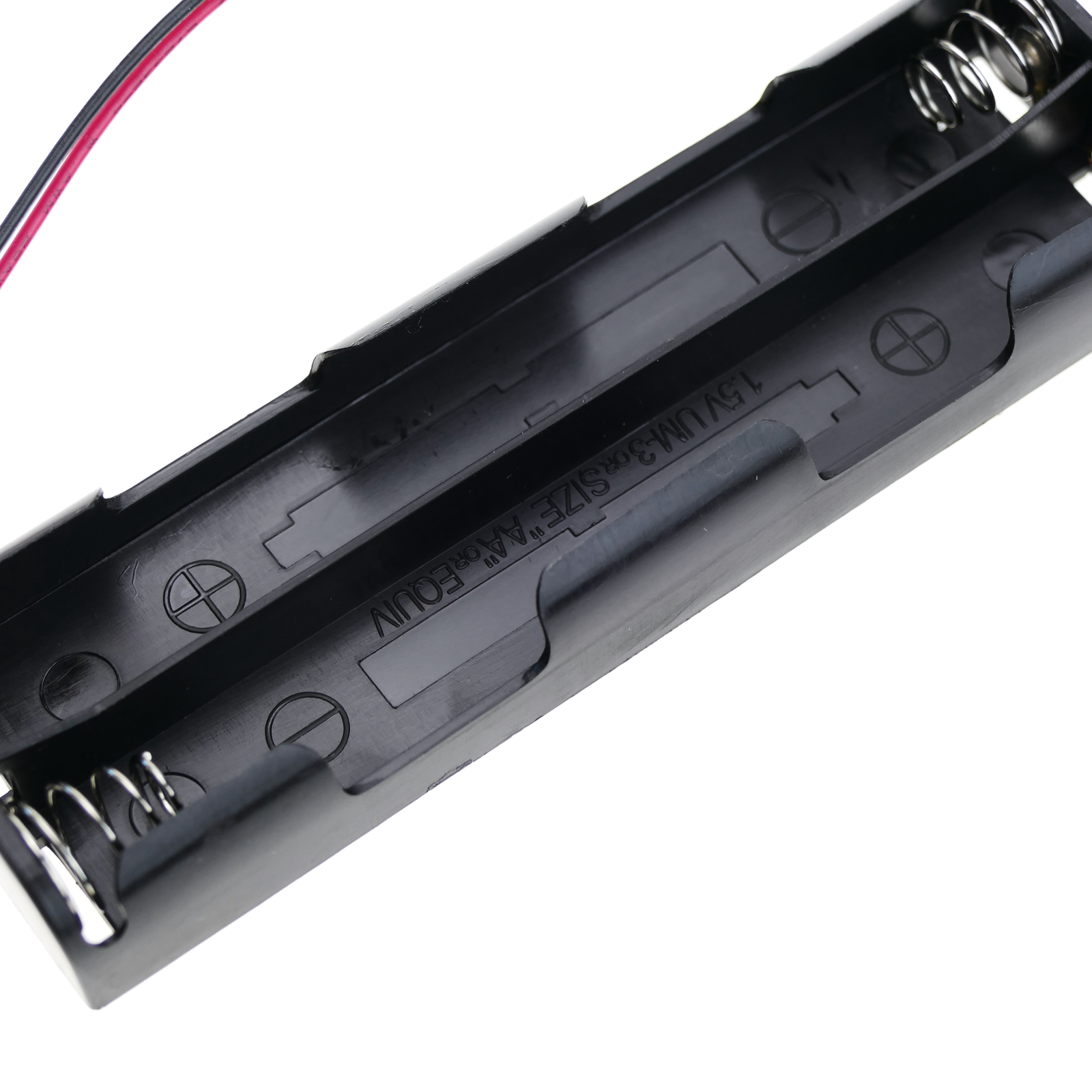 compartiment à piles Allongée pour 4 AA 1.5V LR6 - 2