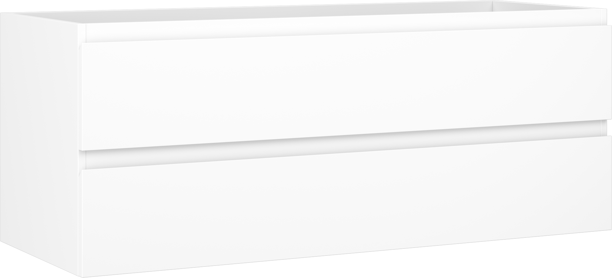 Mexen Orio szafka łazienkowa podumywalkowa 120 cm, 2 szuflady, biała mat - 91A10-12047-2-BFF01