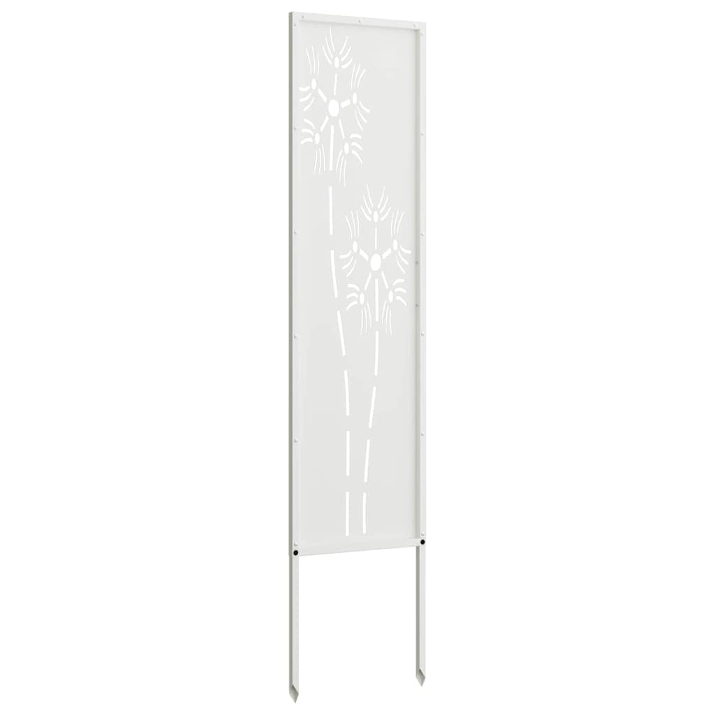 Écran de confidentialité de jardin Fretwork Blanc 32 x 140 cm vidaXL - 7