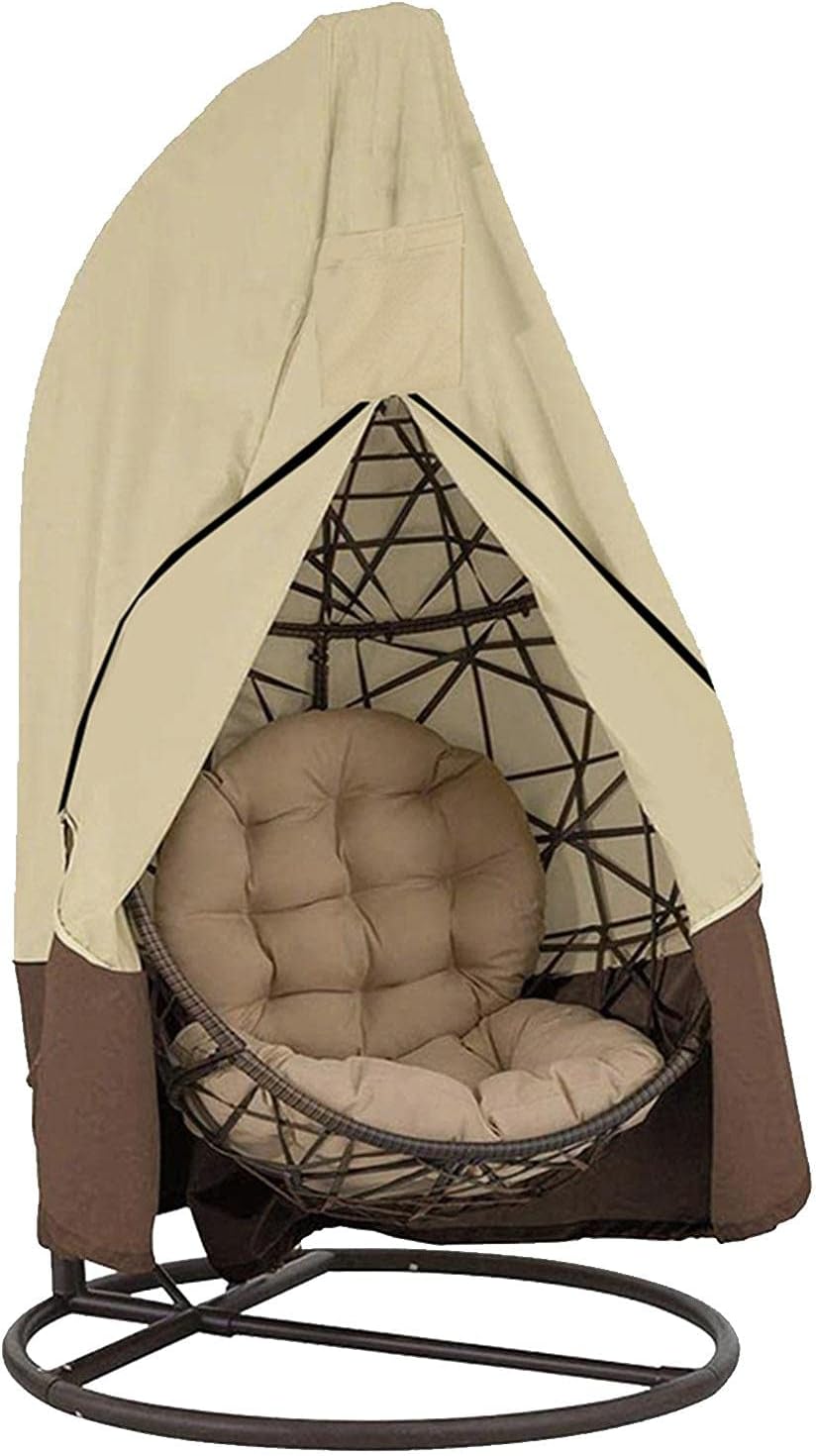 Pokrowiec na krzesło ogrodowe Oxford 210D z zamkiem błyskawicznym, wodoodporny (190 x 115 cm, pojedyncze siedzisko)