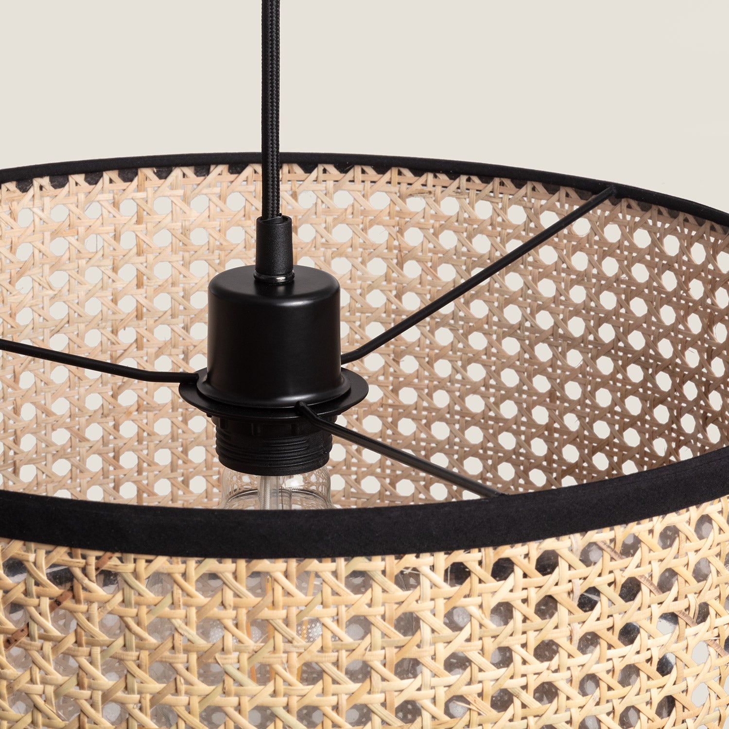 Suspension Rotin Huela Doppio Naturel - 3