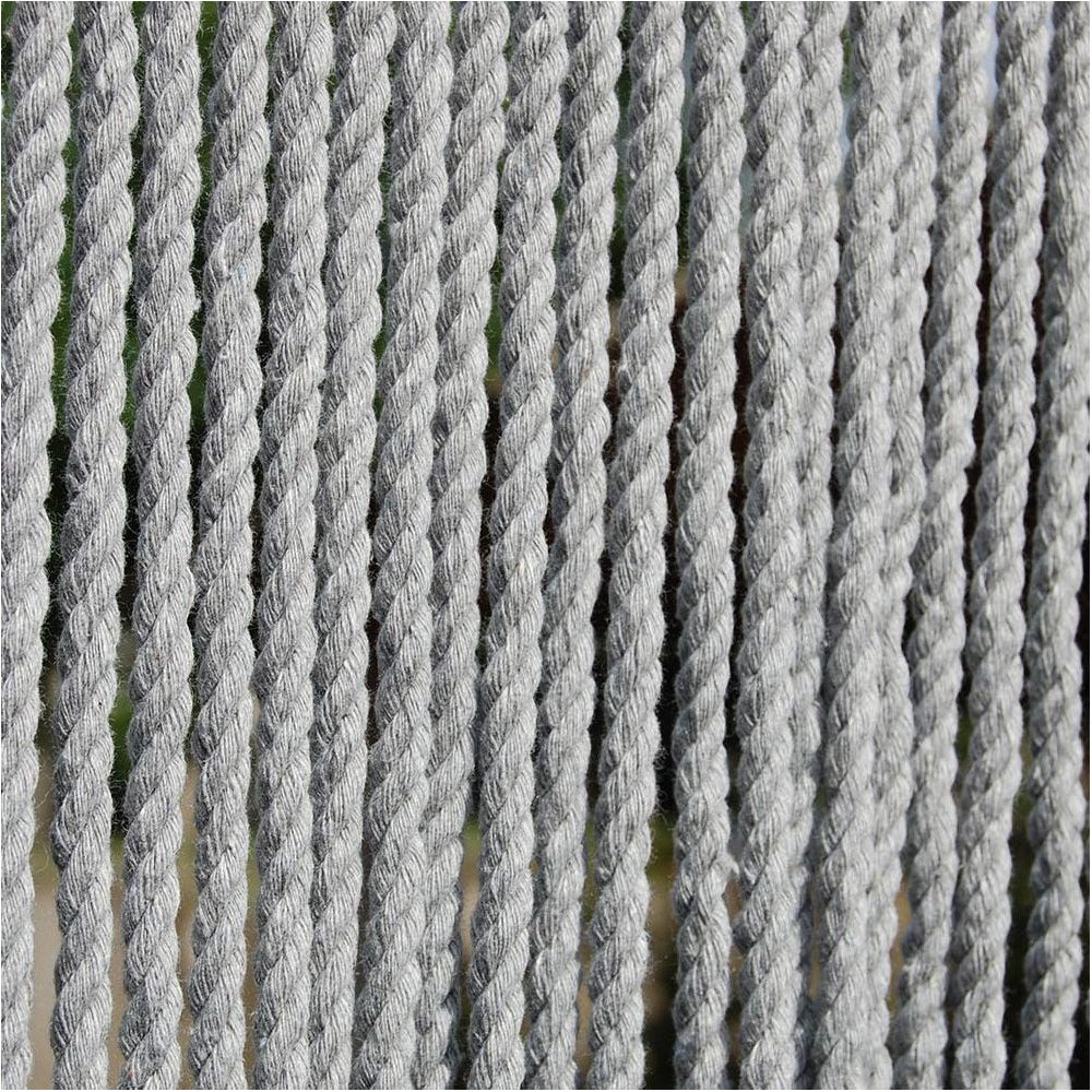 Rideau de porte en corde gris Toulon 100 x 230 cm Casa - 3