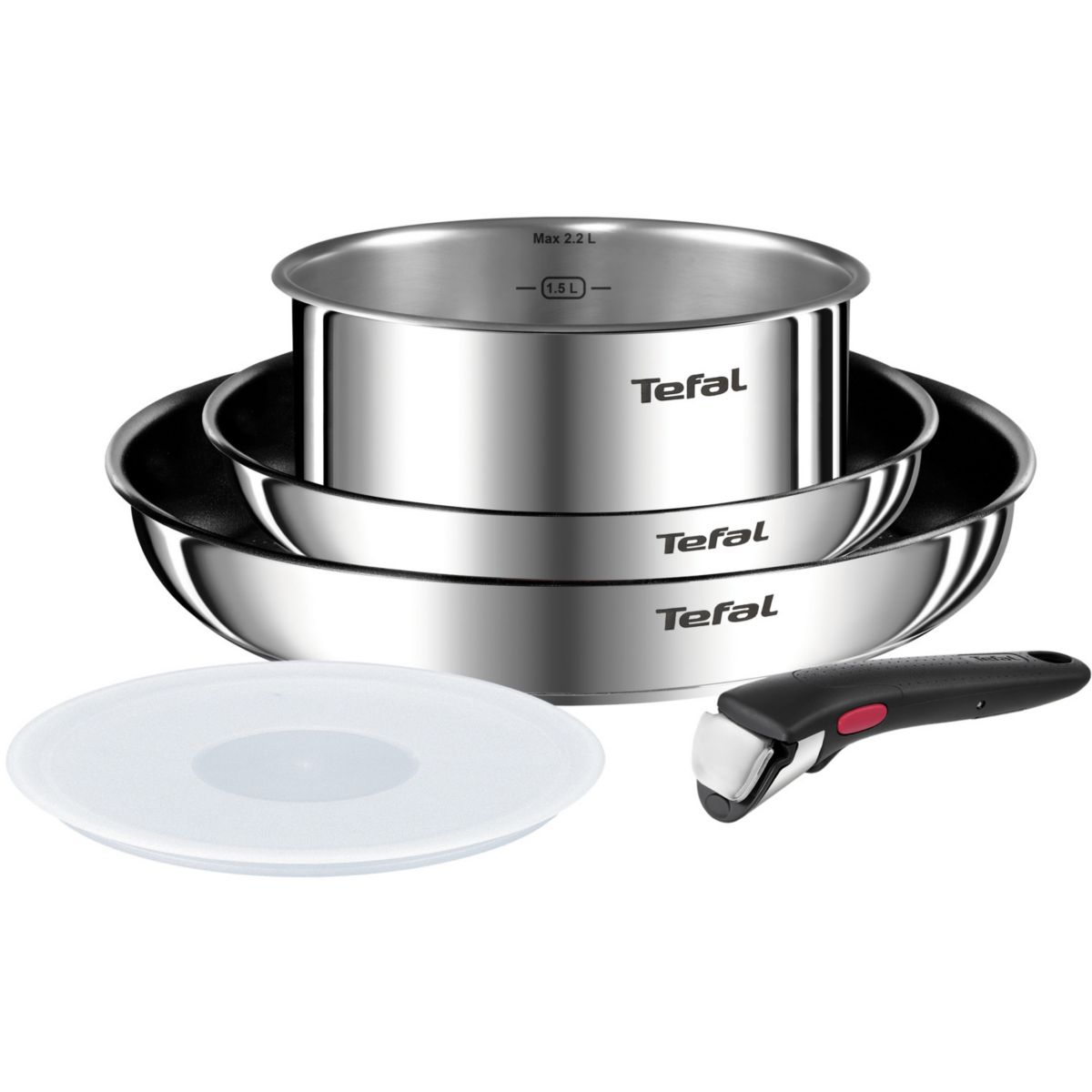 Lot De 13 Pièces Tefal Ingenio Emotion, Batterie De Cuisine Antiadhésive, Neuve