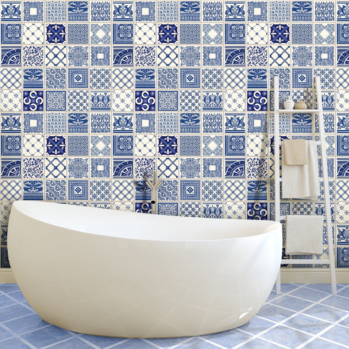 9 vinilo baldosas azulejos bartolomeo - adhesivo de pared - revestimiento sticker mural decorativo - 9stickers10x10cm