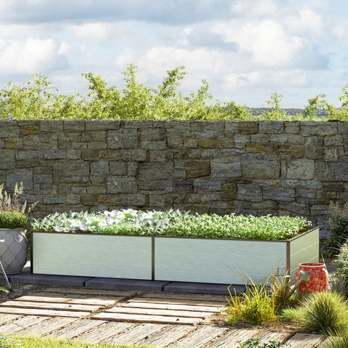 119 x 235 x 39 cm Grzadka podwyzszona, aluminium anodowane