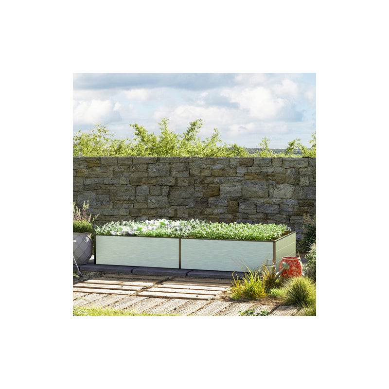 119 x 235 x 39 cm Grzadka podwyzszona, aluminium anodowane