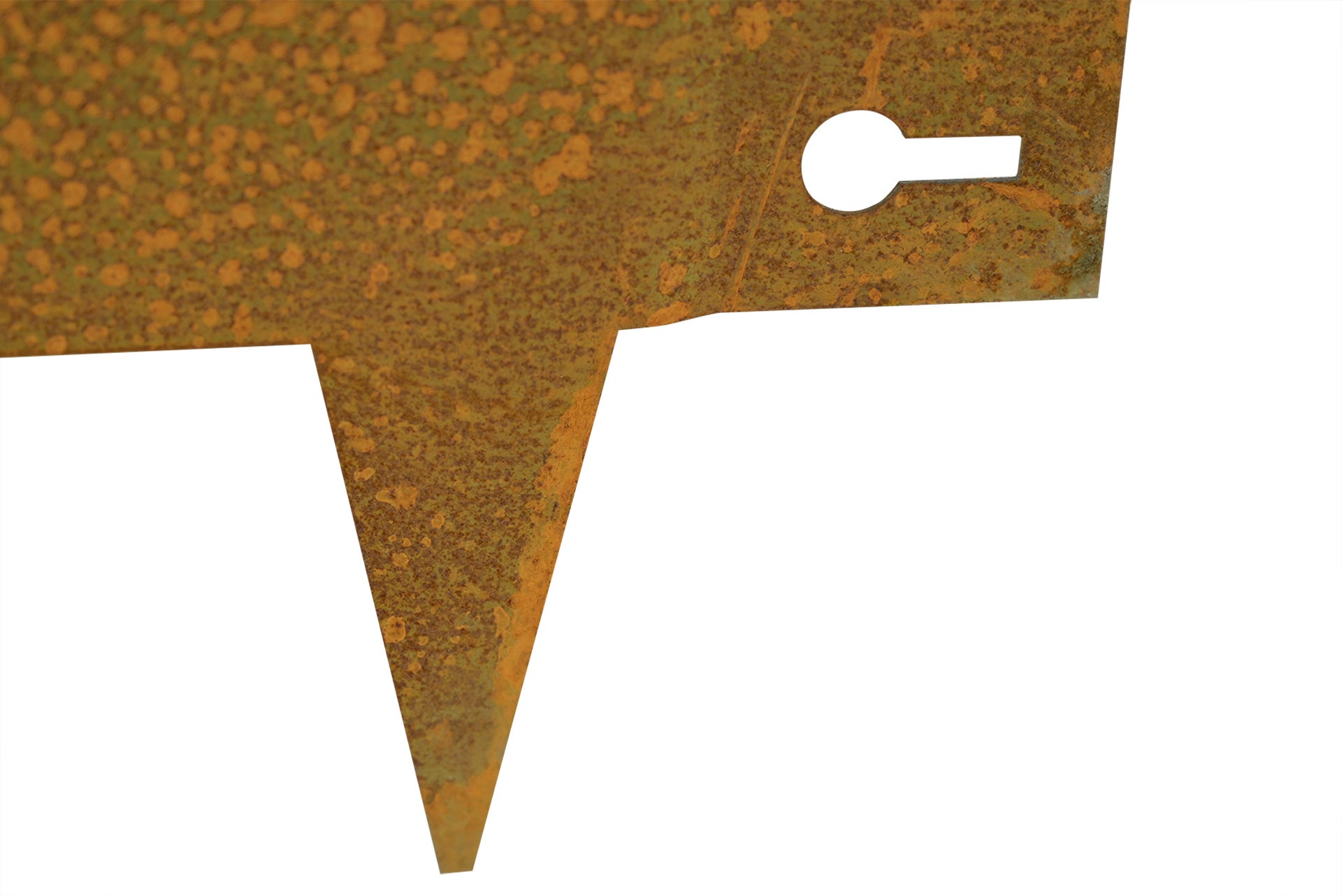 Wovar Bordure en acier corten à angle droit intérieur flexible 16 cm - À l'unité - 4