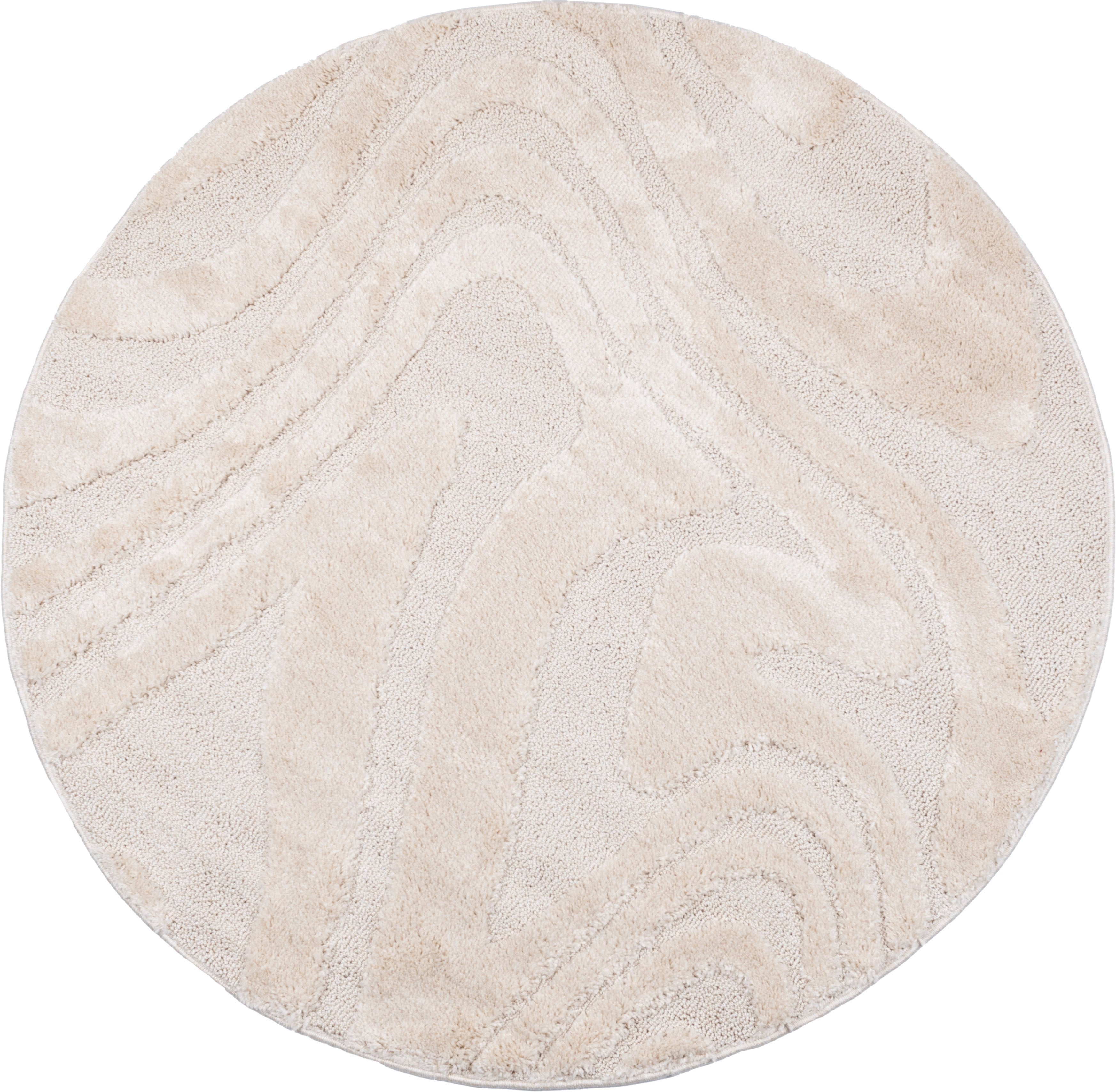 Dywan Multidecor Pisa 160 cm koło fala ivory 1 szt.