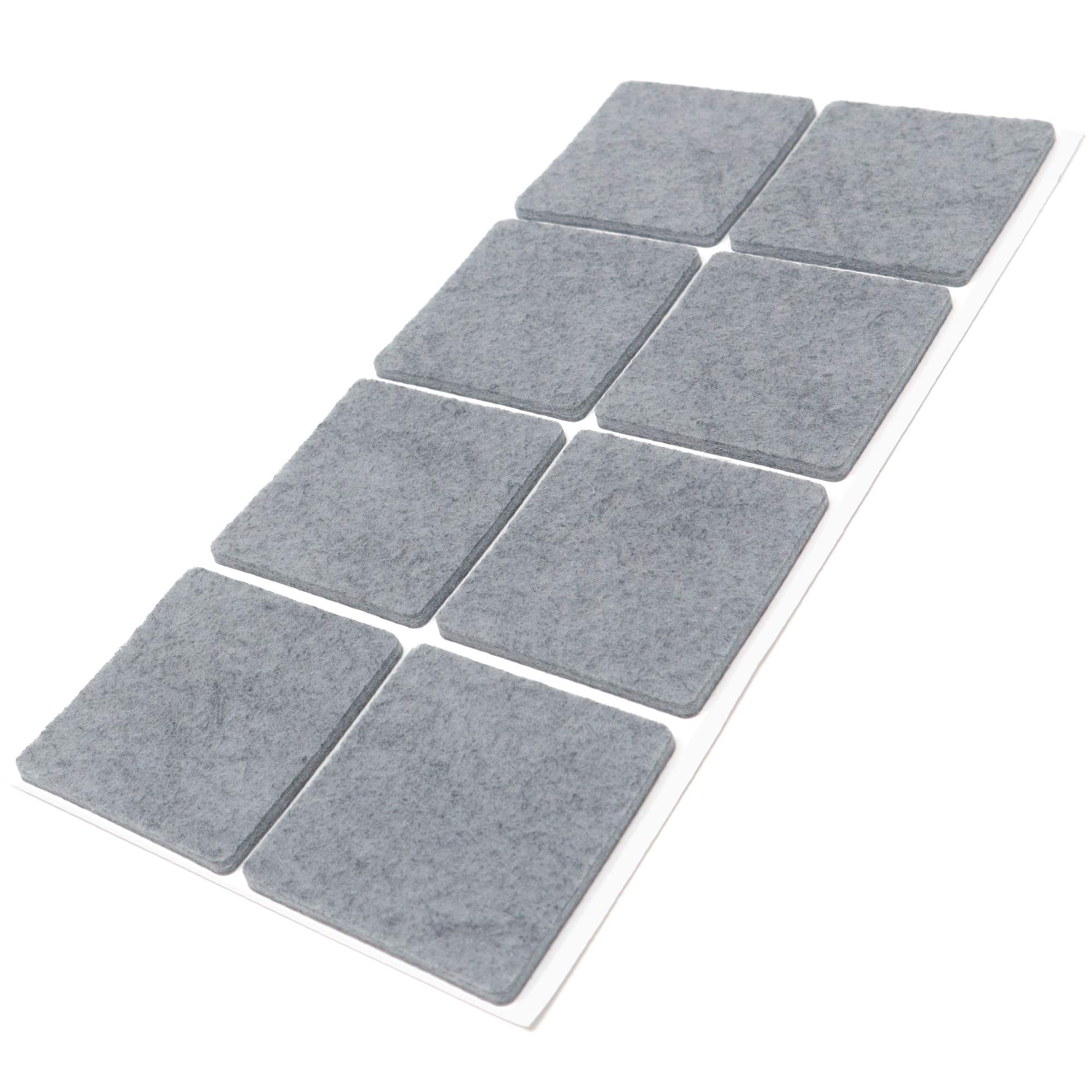 Feltrini Autoadesivi Per Mobili - 21 Pezzi, 30x30mm, Nero, Spessore 3.5mm - Foto 5
