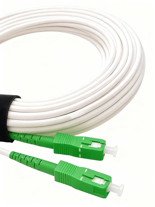 Pack Fibre Octofibre – Rallonge 40m + Jarretière 5m + Câble RJ45 – Pour Déplacer Sa Box Facilement