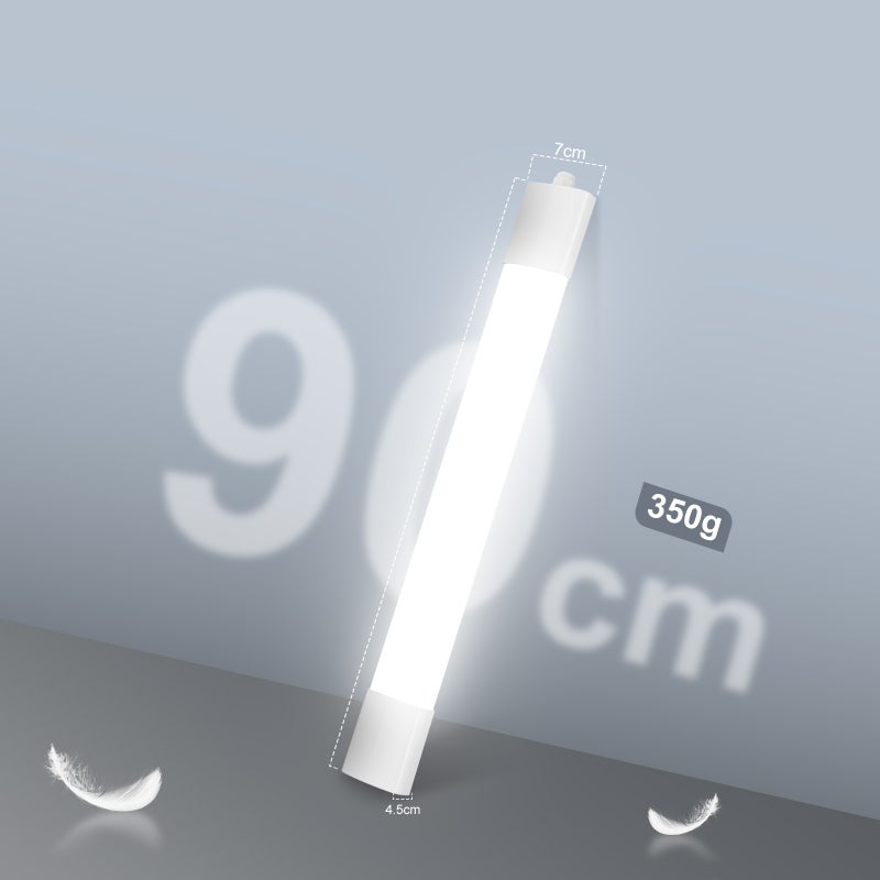 LOVHAUS Zestaw 5 Listwa LED Garaż Wodoszczelna IP65 L.90cm 110lm/W 4000K, Listwa LED PC Biała Do Piwnicy Biura Magazynu