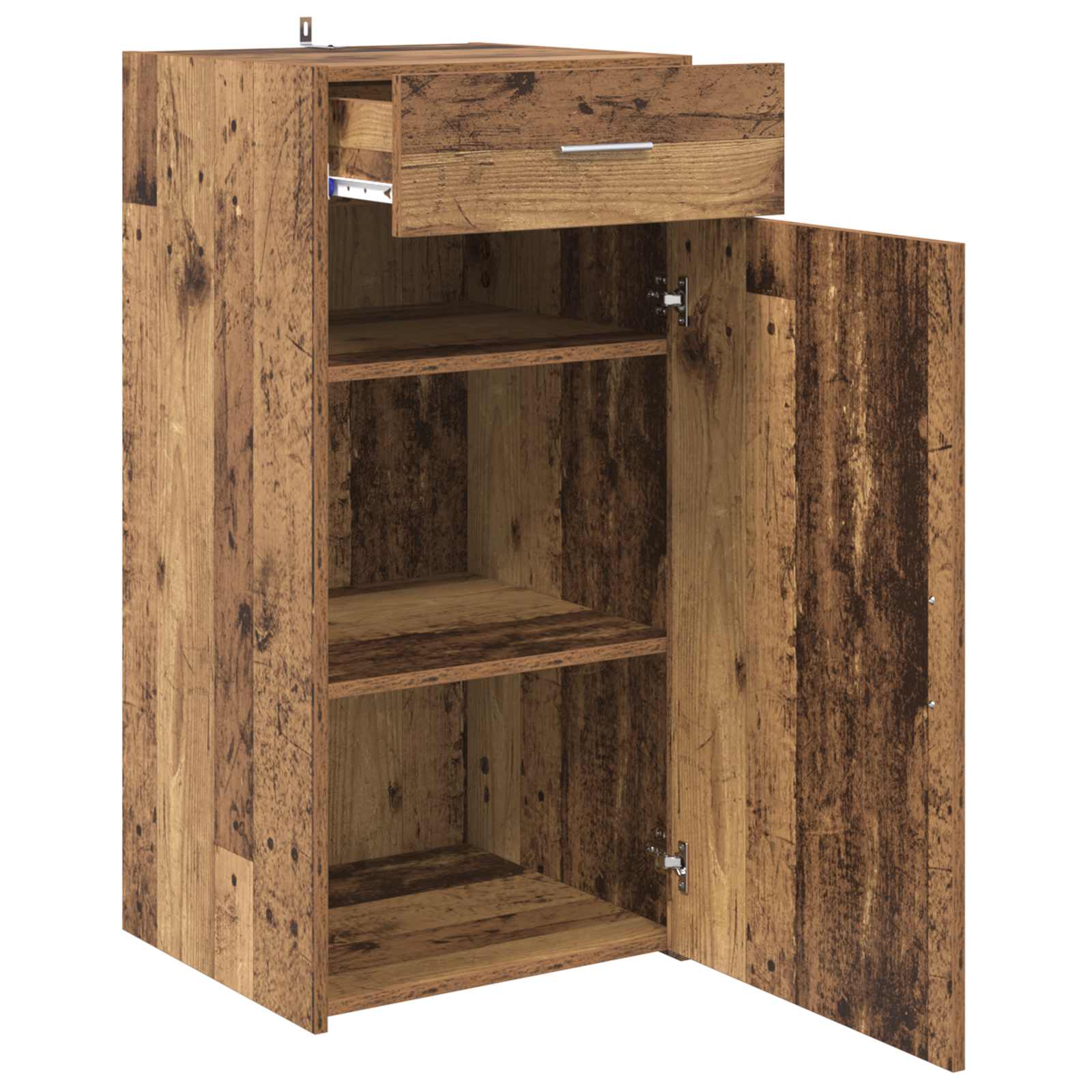 Buffet / Bahut de Séjour 45 x 42.5 x 93 cm en Bois Vieilli / Recyclé ...