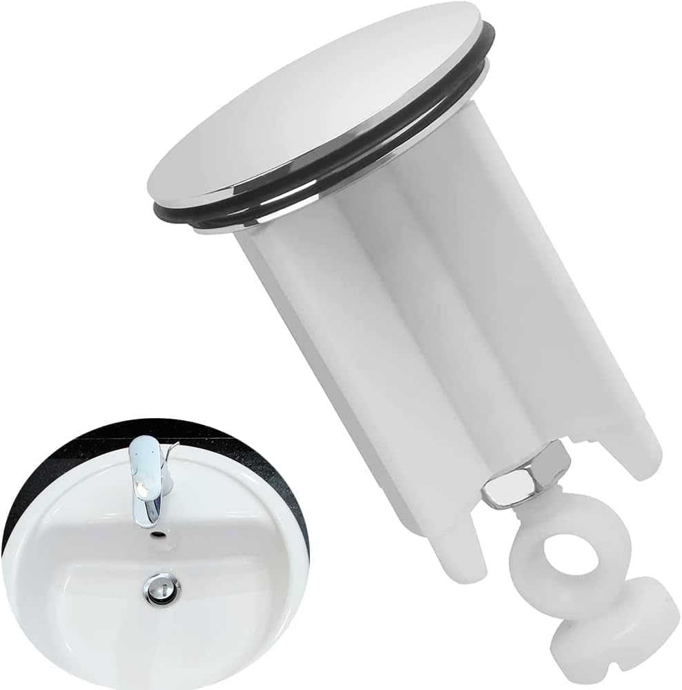 Tappo di scarico per lavandino Pop Up 66mm Lavandino del bagno Pulsante Nero opaco Filtro di ricambio per lavelli del bagno della cucina Vasche da bagno 13 Tappo di scarico per lavandino Pop Up 66mm Lavandino del bagno Pulsante Nero opaco Filtro di ricambio per lavelli del bagno della cucina Vasche da bagno 13