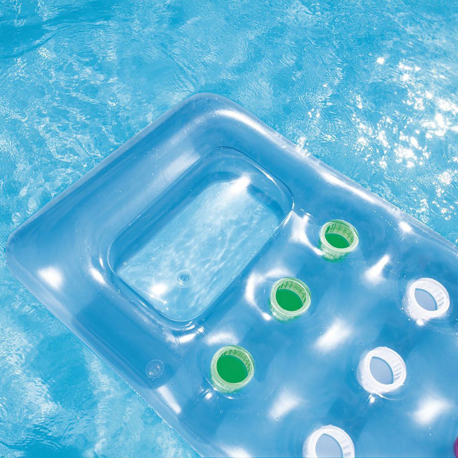 Materac Inflacyjny Idealny na Plażę i Basen, Kolorowy Design i Wytrzymały Materiał, Idealny na Lato - Bestway - 3