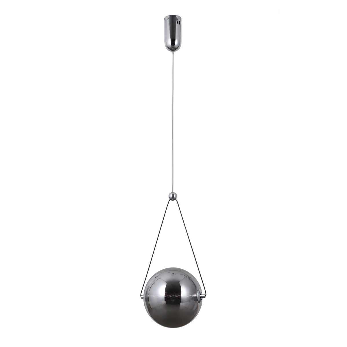 Lampa wisząca RASTIA LED 9W Ciepła biel 825lm chromowana dymiona wym: 120 x 20 x 20 cm Italux