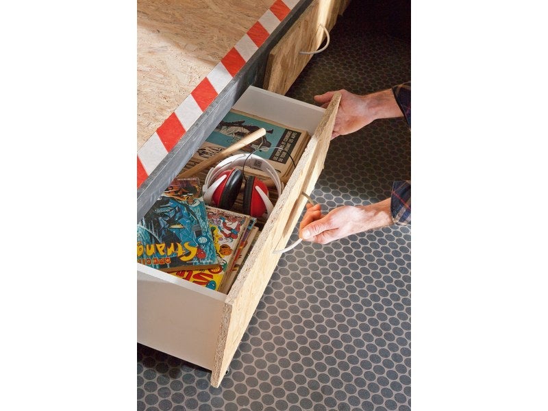 Nastro 100 M Plastica rosso/bianco - 2
