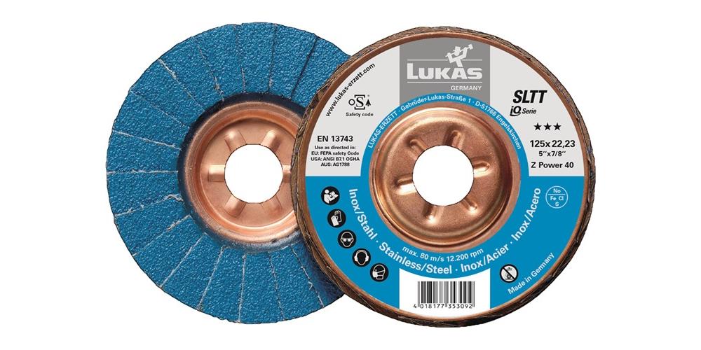 LUKAS flap disc SLTT Z Power Ø 125 mm grit 60 flat - A27201250600045