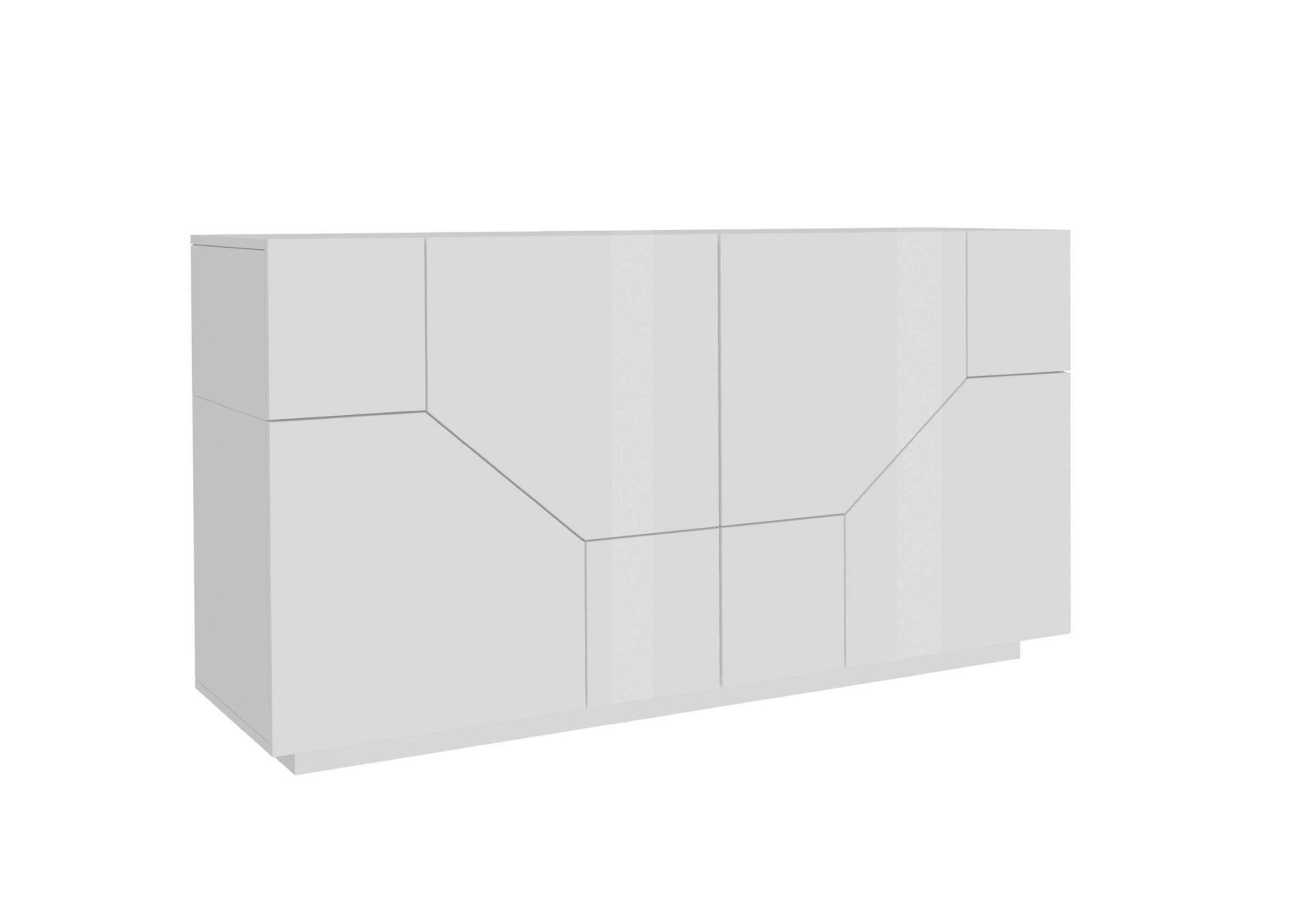 Buffet Dmeron, Buffet de cuisine 4 portes, Buffet de salon, 100% Made