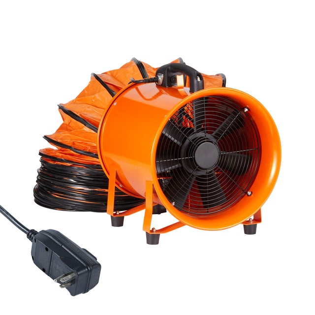 Ventilateur portable 406,4 mm, extraction 900 W, tuyau 5 m, 5175 CFM, industriel pour aspiration de poussière et fumée SucceBuy
