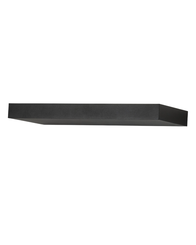 Guia - Aluminiowa lampa ścienna LED Fabas Luce - Zintegrowana dioda LED IP20, czarna - 32 cm