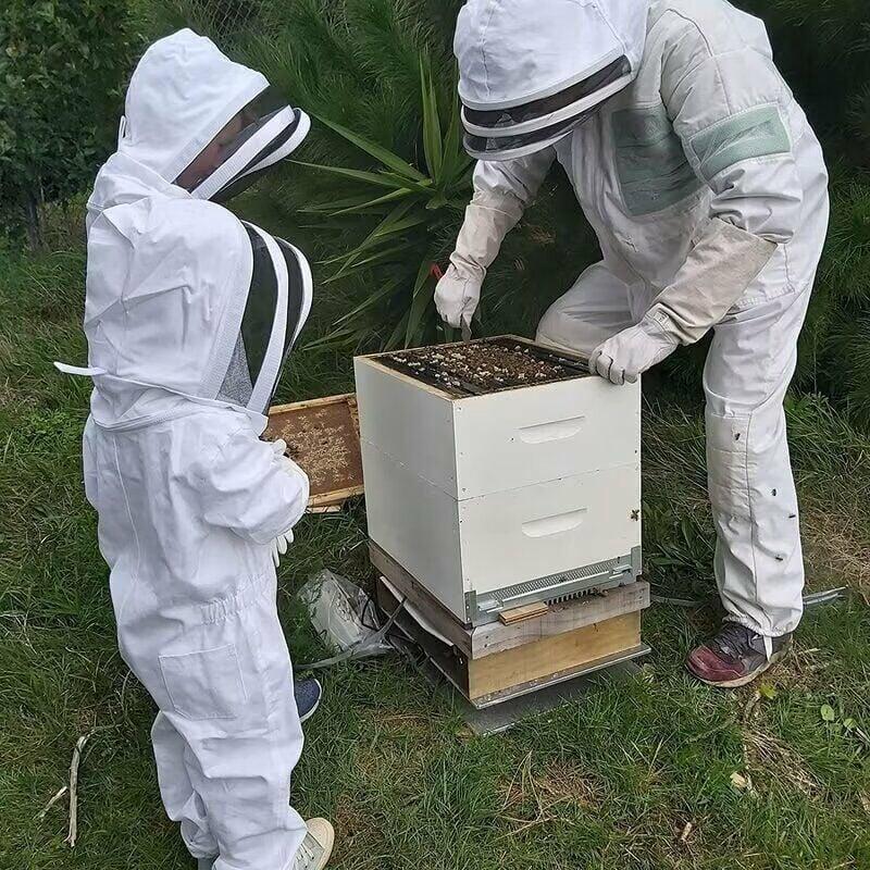Vêtements D'apiculture avec des Gants combinaison apicole enfant - Coton à Manches Longues, Protection De l'enfant, Fournitures D'apiculture - 3