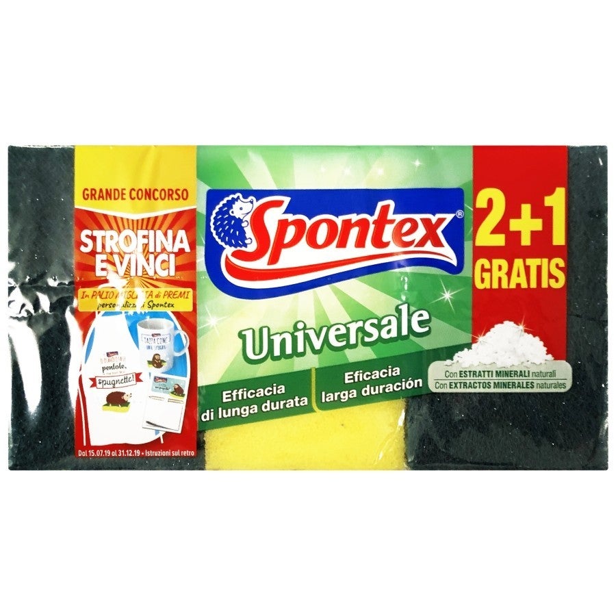 Spontex 8 Éponges Chiffons Cellulose Naturelle – Nettoyage Quotidien