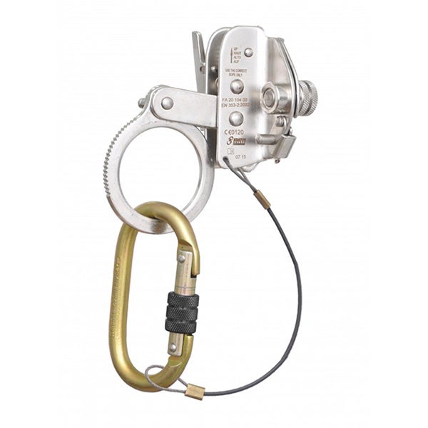 Antichute coulissant avec un point fixe sur corde tressée - 20 m - FA2010400-20 - 2