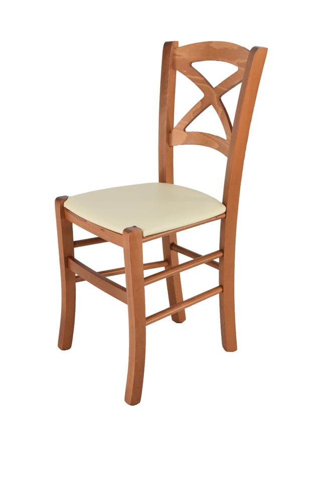 Set 4 sedie struttura in faggio color noce chiaro e seduta paglia Rustica | Maisons du Monde