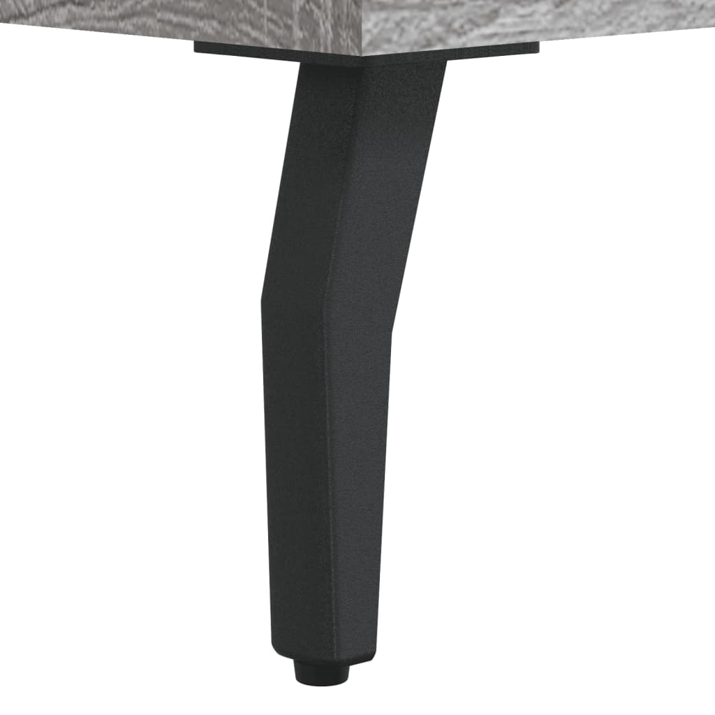 Meuble TV sonoma gris 150x30x44,5 bois d'ingénierie - 9